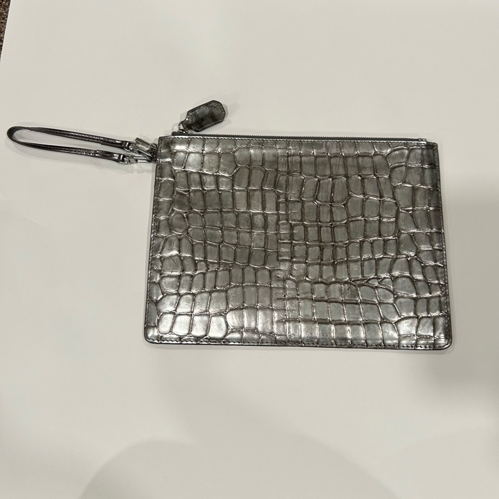 Alice & Olivia Silver Clutch